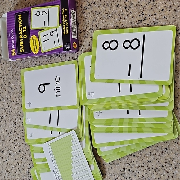 **Clearance** Early Childhood math flash cards bundle - Picture 7 of 10